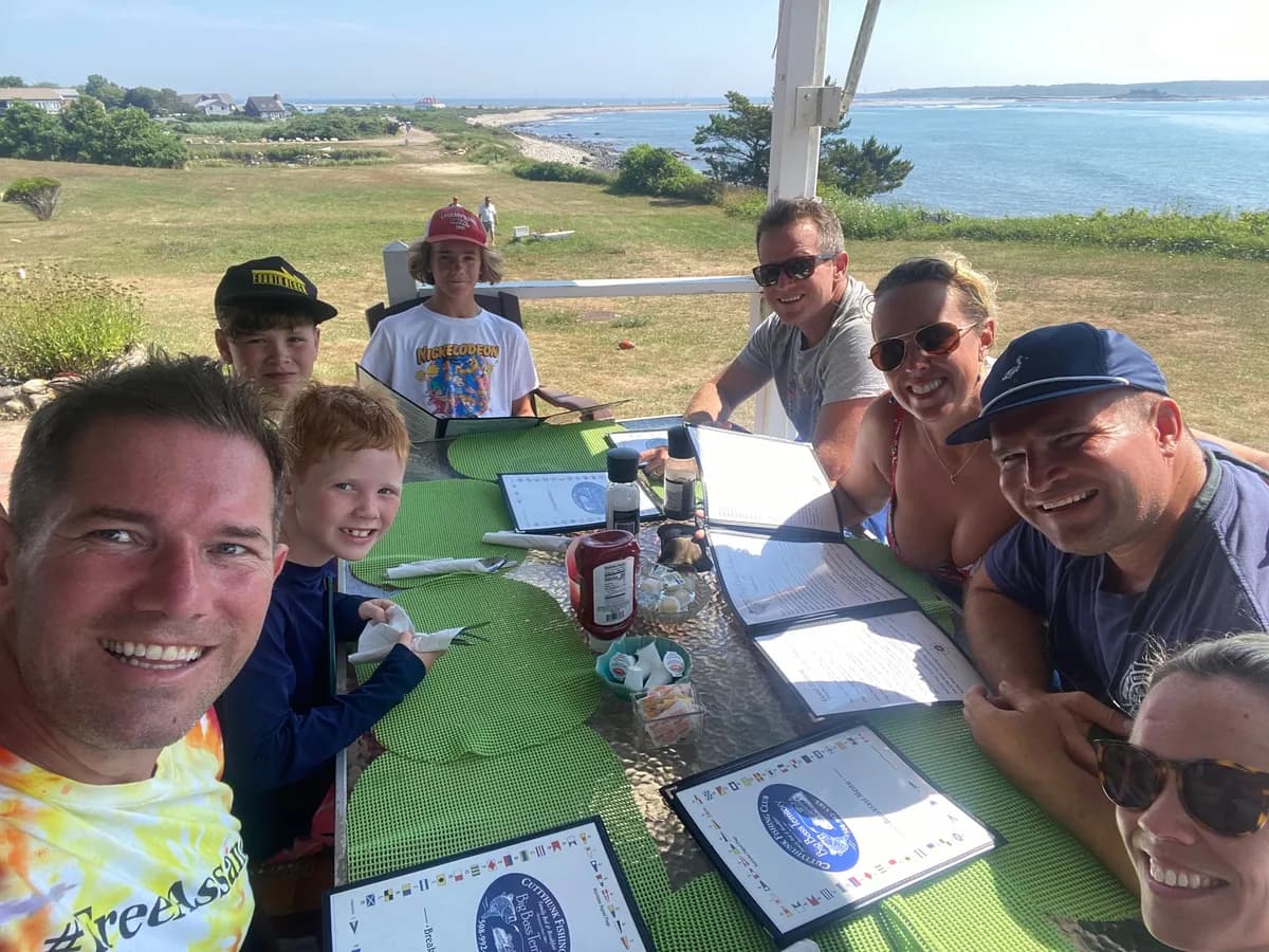 Dinner at the Cuttyhunk Fishing Club